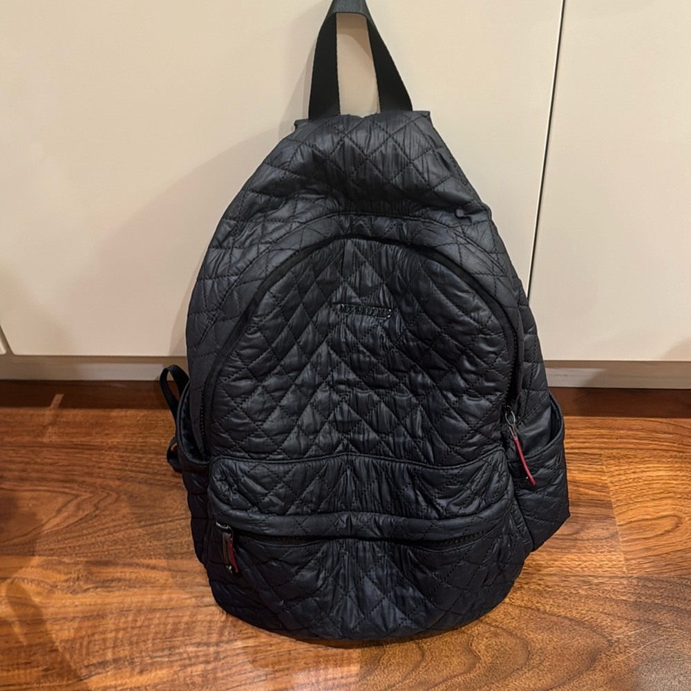 MZ Wallace Black Metro Backpack Deluxe